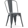 Sedia da pranzo in acciaio - Design industriale - Nuova edizione - Stylix image 7