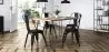 Sedia da pranzo in acciaio - Design industriale - Stylix image 7