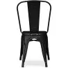 Sedia da pranzo in acciaio - Design industriale - Stylix image 7