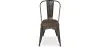Sedia da pranzo - Design industriale - Legno e acciaio - Nuova edizione - Stylix image 7