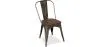 Sedia da pranzo - Design industriale - Legno e acciaio - Nuova edizione - Stylix image 7