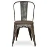 Sedia da pranzo - Design industriale - Legno e acciaio - Nuova edizione - Stylix image 7
