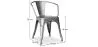 Sedia da pranzo con braccioli - Acciaio - Nuova edizione - Stylix image 7