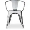 Sedia da pranzo con braccioli - Acciaio - Nuova edizione - Stylix image 7