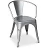 Sedia da pranzo con braccioli - Acciaio - Nuova edizione - Stylix image 7