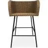 Sgabello in rattan con braccioli - Design Boho Bali - Ishita image 7