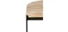 Sgabello da bar di design industriale - Legno e metallo - 60cm - Lia image 7