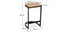 Sgabello da bar di design industriale - Legno e metallo - 60cm - Lia image 7