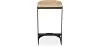 Sgabello da bar di design industriale - Legno e metallo - 60cm - Lia image 7