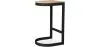 Sgabello da bar di design industriale - Legno e metallo - 60cm - Lia image 7