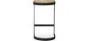 Sgabello da bar di design industriale - Legno e metallo - 60cm - Lia image 7