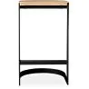 Sgabello da bar di design industriale - Legno e metallo - 60cm - Lia image 7