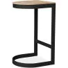 Sgabello da bar di design industriale - Legno e metallo - 60cm - Lia image 7