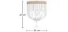 Lampada da Parete - Stile Boho - Sfere in Legno - Kanda image 7