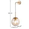  Lampada da Parete - Sfera di Vetro - Cali image 7