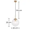  Lampada a Soffitto Design Sfera - Lampada a Sospensione in Cristallo - Alvis image 7
