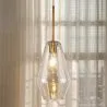 Lampada a soffitto in cristallo - Lampada a sospensione dal design vintage - Alua image 7
