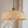 Lampada a soffitto in bambù - Lampada a sospensione in stile Boho Bali - Atria image 7