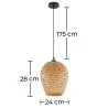 Lampada a Sospensione in Bambù - stile Boho Bali - Gina image 7