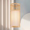 Lampada a soffitto in bambù - Lampada a sospensione stile Boho Bali - Lawan image 7