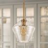 Lampada a soffitto in cristallo - Lampada a sospensione dal design a diamante - Alon image 7