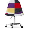 Sedia da Ufficio con Rotelle - Sedia da Scrivania - Rivestita in Patchwork - Tessa image 7