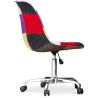 Sedia da Ufficio con Rotelle - Sedia da Scrivania - Rivestita in Patchwork - Tessa image 7