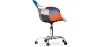 Sedia da ufficio con braccioli - Sedia da scrivania con ruote - Rivestita in patchwork - Pixi image 7