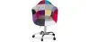 Sedia da ufficio con braccioli - Sedia da scrivania con ruote - Rivestita in patchwork - Ray image 7