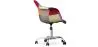 Sedia da ufficio con braccioli - Sedia da scrivania con ruote - Rivestita in patchwork - Ray image 7