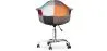 Sedia da ufficio con braccioli - Sedia da scrivania con ruote - Rivestita in patchwork - Ray image 7