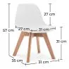 Sedia per bambini - Design scandinavo Sedia per bambini - Alvin image 7