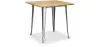 Tavolo da pranzo quadrato industriale - Legno e metallo - Stylix image 7