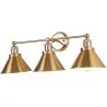 Lampada da Parete Vintage Dorata - 3 Luci - Remir image 7
