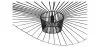 Lampadario - Lampada a Sospensione Design Pamela - 140cm - Vertical image 7