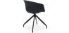 Sedia da ufficio con braccioli - Sedia da scrivania di design nera - Jodie image 7