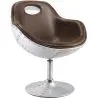 Poltrona girevole di design aviatore - Rivestita in PU image 7