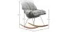 Sedia a Dondolo Imbottita - Design Scandinavo - Ruma image 7