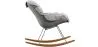 Sedia a Dondolo Imbottita - Design Scandinavo - Ruma image 7