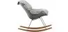 Sedia a Dondolo Imbottita - Design Scandinavo - Ruma image 7