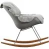 Sedia a Dondolo Imbottita - Design Scandinavo - Ruma image 7