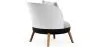 Poltrona Rotonda - Rivestita in lino - Design Scandinavo - Bella image 7