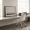 Sedia da ufficio con rotelle - Sedia da scrivania bianca - Canva image 7