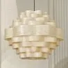 Lampada a soffitto in legno - Lampada a sospensione in stile Boho Bali - Aura image 7