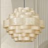 Lampada a soffitto in legno - Lampada a sospensione in stile Boho Bali - Aura image 7