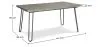 Pack Tavolo da pranzo - Design industriale 150cm + Confezione di 6 sedie da pranzo - Design industriale - Hairpin Stylix image 7
