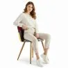 Sedia da pranzo imbottita in patchwork - Stile scandinavo - Ray image 7