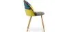 Sedia da pranzo imbottita in patchwork - Stile scandinavo - Ray image 7