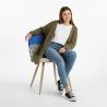 Sedia da pranzo imbottita in patchwork - Stile scandinavo - Evelyne  image 7