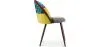 Sedia da pranzo imbottita in patchwork - Stile scandinavo - Ray image 7